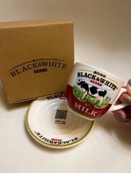 🇭🇰奶茶杯 黑白淡奶 連碟 原裝盒 香港手信 Milk Tea Cup Milk Tea Mug 香港製造 Made In Hong Kong 🇭🇰