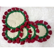crochet coaster flower bouquet 💐 1pc