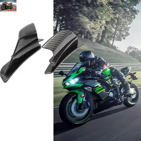 For Kawasaki Zx6r Zx10r Zx14r Zx1400 Zzr1400 Zzr1100 Zx636r Side Winglet Deflector Aerodynamic Wing 