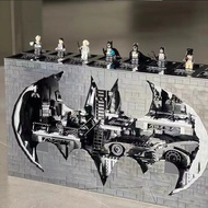 Compatible with Lego 76252 Superhero Series Batman Batcave Base Boy Assembled Building Block Toy I