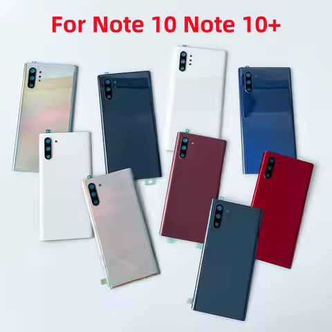 AAA For Samsung Galaxy Note10 Note 10 Plus N970F N975F Battery Back Cover 3D Glass Panel Rear Door H