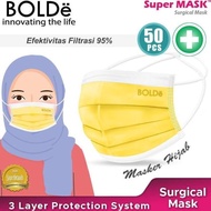 Bolde Surgical Mask Hijab Kemenkes Ri Masker Medis | Headloop Masker