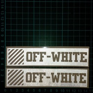 OFF WHITE Off-white cutting Sticker