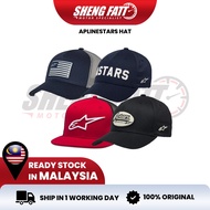 ALPINESTARS 100% Original Hat / Cap Lifestyle Casual Wear Baseball Cap Flat Cap Topi Shopping Alpine
