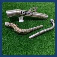 1set Canister Ds4/Daeng 4 Tube type 51mm For Xrm 125 Wave 110 Rs 125 Fury Smash Raider J