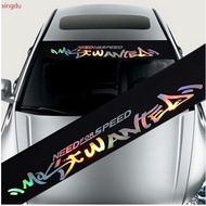 Colorful Reflective Decoration Decals Car Stickers Styling Front Windshield Decal Stick（Free Tools）