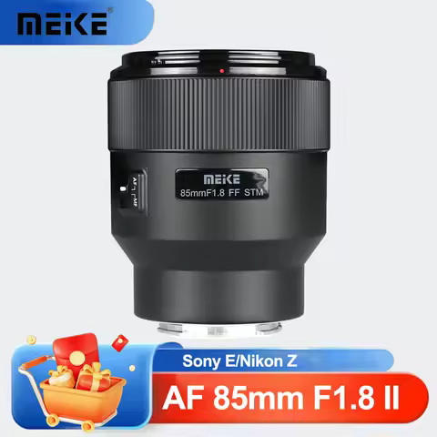 MEKE 85mm F1.8 II Auto Focus Fixed Focus Lens Full Frame Portrait Lens compatible with Sony E Nikon 