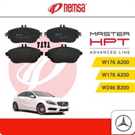 REMSA Front Brake Pads (1 set) For Mercedes Benz W176 A200,A250, W246 B200