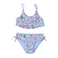 【New arrival】 Print Girl Swimsuit Halter Teenage Girl Bikini Set 4-14 Years Two Piece Children's Swi