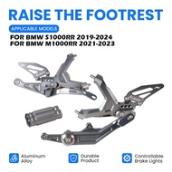 Arashi Motorcycles Accessories Adjustable RearSet Footpegs  Foot Rest For BMW S1000RR 2019-2024 M100