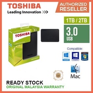 2024 Toshiba Canvio 1TB Portable External Hard Drive 2.5 inch Hard Drive USB3.0 Storage