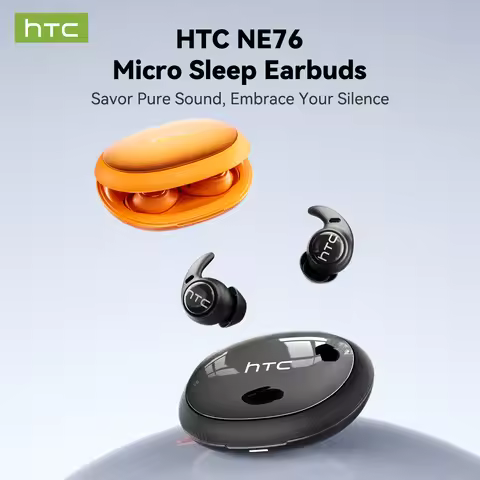 HTC NE76 Sleep Bluetooth Earbuds, AI Translator Earbuds Mini Wireless Headphones 3g Ultra-Lightweigh
