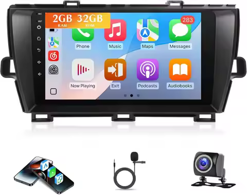 9 Inch Touchscreen Android Head Unit Apple Carplay Android Auto for Toyota Prius GPS SWC WiFi Blueto