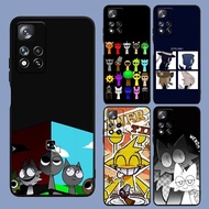 Game I-Incredibox Sprunki Gray Phone Case For Samsung Galaxy A13,A21s,A22,A31,A32,A52,A53,A71,A80,A9