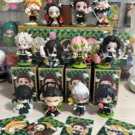 Ready Stock spot Demon Slayer Blade Mystery Box Birth Flower Tanjirou Nezuko Zenitsu Muichiro Hand-M