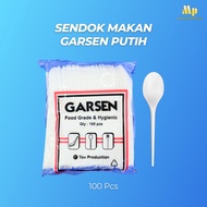 GARSEN WHITE TABLESPOONS WHITE TABLESPOONS WHITE GERSEN LONG TABLESPOONS @100 PCS