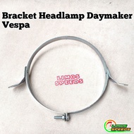 Breket Ring Lampu Headlamp Daymaker Vespa New PX