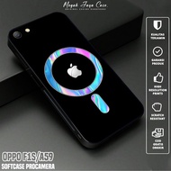 OPPO F1S Case OPPO A59/ - Softcase OPPO A59hp OPPO F1S/ Magsafe Logo Motif - Casing OPPO F1Shp - Sil