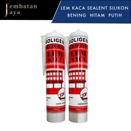 CLEAR WHITE BLACK Silicone SEALENT GLASS GLUE 310ml 310 ML