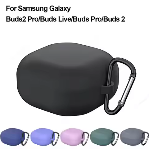 Silicone Earphone Case For Samsung Galaxy Buds 2 Pro FE Funda Galaxy Buds Live Protective Case For S