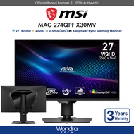 [FAST SHIP] MSI MAG 274QPF X30MV | 27" WQHD | 300Hz | 0.5ms (GtG) | Adaptive-Sync | Gaming Monitor