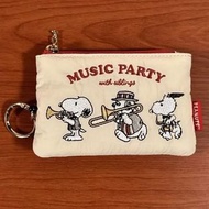 日本直送🇯🇵 Peanuts Snoopy史努比史努比奧拉夫和安迪Music Party刺繡證件套