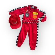 Lightning Mcqueen / Cars Racing Theme Costume for Monthly Milestone for Infant / Toddler Boys