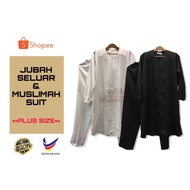 [PLUS SIZE] Jubah Seluar Muslimah Suit Blouse+Seluar MBJ S-6XL