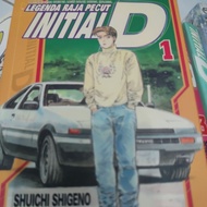 Komik Initial D Bahasa Melayu (preloved)