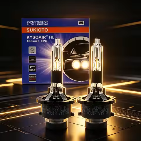2PCS SUKIOTO JAPAN 35W D4S HID XENON BULB 55W D2S XENON HID LIGHT BULB SUPER VISION D2R XENON LIGHT