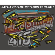SATRIA FU FACELIFT STRIPING DECAL STICKER 2013-2015 NS 001
