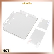 For 2DS Transparent Plastic Protective Hard Case Shell Anti-scratch Clear Plastic Crystal Case for N