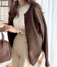 日本牌子Classical Elf 輕量百搭薄針織外套  啡色