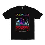 COLDPLAY MUSIC OF THE SPHERES VINTAGEkaos band | COLDPLAY BAND T-SHIRT | BLACK COLDPLAY