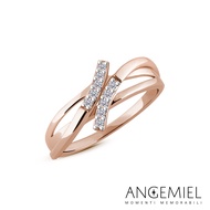 Angemiel Fortuna Real Diamond Ring/Tail Ring Staggered