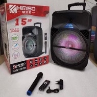 KIMISO QS-1501 MICROPHONE USB & MEMORY CARD KARAOKE AMPLIFIER .