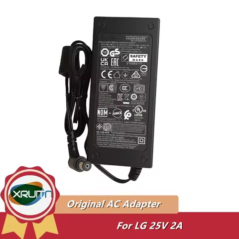 Original MS-Z2000R250-050D0-P 25V 2A AC Adapter EAY65901201 Charger for LG SK8 SH4 SH5 SK7-C SJ4 SJ5