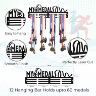 [whfashionkk] Medal Holder, Medal Display Hanger Holder, Award Holder Organizer Durable Shelf Medal 