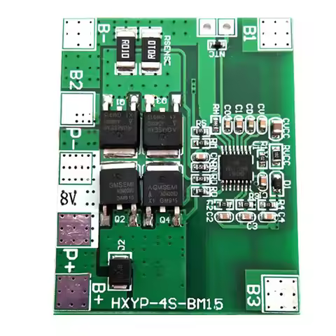 4S 12.8V 14.8V Lithium Iron Phosphate Battery Lithium Battery Protection Board 18650 BMS 14A Limit 2