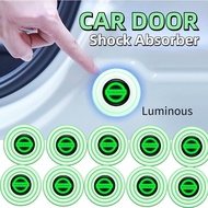 4/12Pcs Upgrate Nissan Luminous Car Door Shock Absorber Gasket Sound Insulation Pad Shockproof Thickening Cushion Stickers Car Decoration Accessories for Nissan NV200 Note GTR Qashqai Sylphy Kicks Serena e-power NV350 X-Trail Elgrand Navara