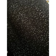 cotton knit glitter fabric