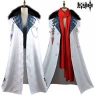 Game Genshin Impact Fatui Cosplay Regrator Snezhnaya Harbingers Childe Tartaglia Fatui Cloak Cosplay