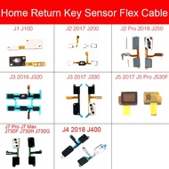 Navigator Return Sensor For Samsung Galaxy J1 J100 J2 J3 J4 J5 J7 Max Pro 2017 2018 Return Key Home Button Flex Cable Parts