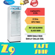 SNOW SINGLE DOOR CHILLER 220L (5 year Warranty) / LG4-248