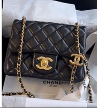 25B 雙C 調節扣 方胖子 Chanel Classic Flap Bag  CF17