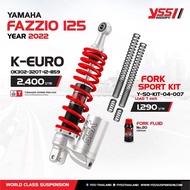 โช้คอัพ YSS รุ่น K-EURO สำหรับ YAMAHA FAZZIO 125