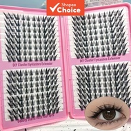 Lashes Anime-style curled 256 cluster , natural cat eye lashes, slender Korean-style makeup lashes