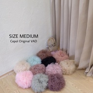 Scrunchie Cepol Kuncir Rambut Hijab Wanita Anti Pusing Bahan Soft Tile Atau Tule Premium Lembut Ukur