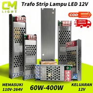 LED STRIP TRANSFORMER 60W/120W 200W/300W/400W 12V POWER SUPPLY SLIM THIN AC DC TRANSFORMER 12V POWER