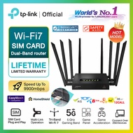 🥇รับประกัน 5 ปี🥇เราเตอร์ใส่ซิม 8เสา 9900Mbps WiFi-7 5000m²สัญญาณสามารคลุม 5.8GHZ/2.4GHZ Dual-band คว